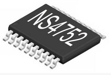 NS4752  升壓+防失真、3.6V/5W單聲道AB/D切換音頻功放